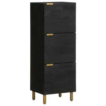vidaXL Ντουλάπι Μαύρο 40x33x110cm από Επεξεργασμένο Ξύλο 1 τεμ.