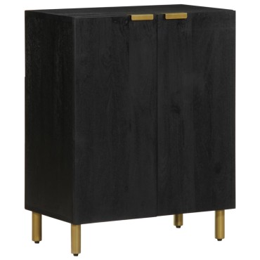 vidaXL Μπουφές Μαύρος 60x33x75cm από Επεξεργασμένο Ξύλο 1 τεμ.