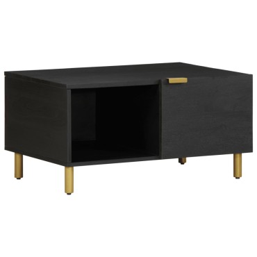 vidaXL Τραπεζάκι Σαλονιού Μαύρο 80x50x40cm Επεξεργασμένο Ξύλο 1 τεμ.