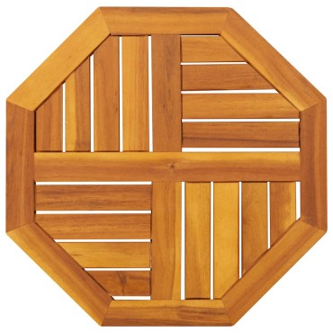 vidaXL Επιφάνεια Τραπεζιού Οκτάγωνη 50x50x2cm Μασίφ Ξύλο Ακακίας 1 τεμ.