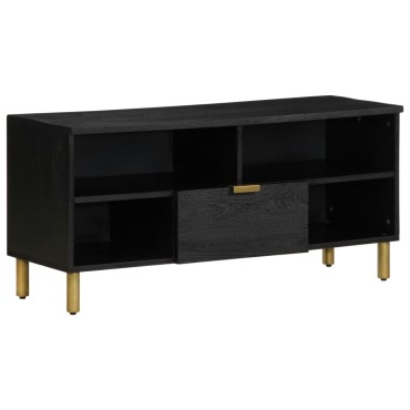 vidaXL Έπιπλο Τηλεόρασης Μαύρο 100x33x46cm από Επεξεργασμένο Ξύλο 1 τεμ.
