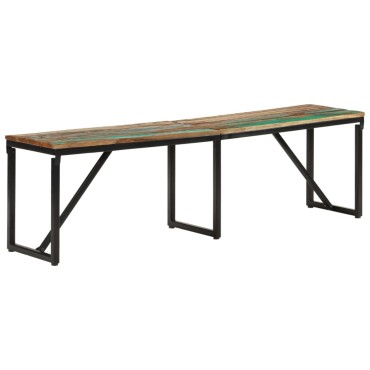 vidaXL Πάγκος 160x35x46cm από Μασίφ Ανακυκλωμένο Ξύλο 1 τεμ.