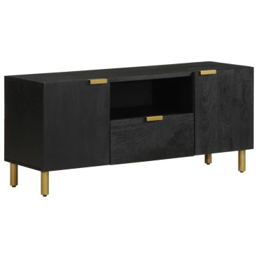vidaXL Έπιπλο Τηλεόρασης Μαύρο 105x33x46cm από Επεξεργασμένο Ξύλο 1 τεμ.