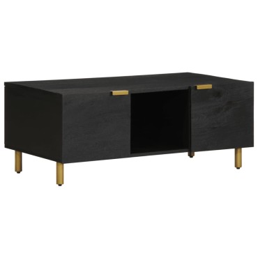 vidaXL Τραπεζάκι Σαλονιού Μαύρο 100x54x40cm από Επεξεργασμένο Ξύλο 1 τεμ.