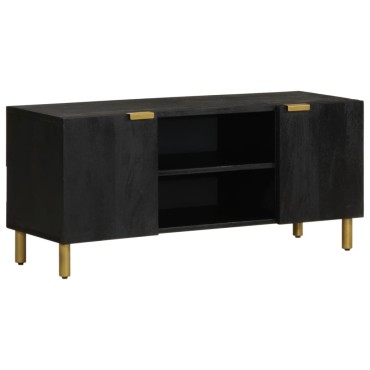 vidaXL Έπιπλο Τηλεόρασης Μαύρο 105x33x46cm Επεξεργασμένο Ξύλο 1 τεμ.
