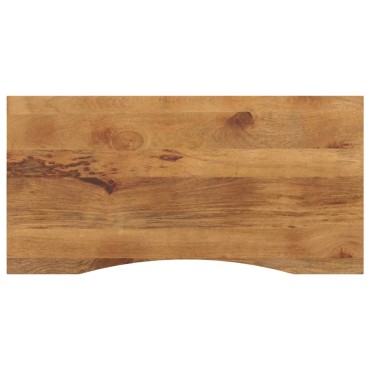 vidaXL Επιφάνεια Γραφείου Καμπύλη 110x60x2,5cm Μασίφ Ακατ. Μάνγκο