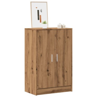 vidaXL Παπουτσοθήκη Αρτισιανή Δρυς 60x35x92cm Επεξεργασμένο Ξύλο