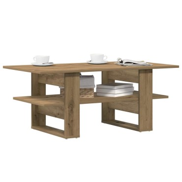 vidaXL Τραπεζάκι Σαλονιού Αρτισιανή Δρυς 102x55x42cm Επεξ. Ξύλο 1 τεμ.