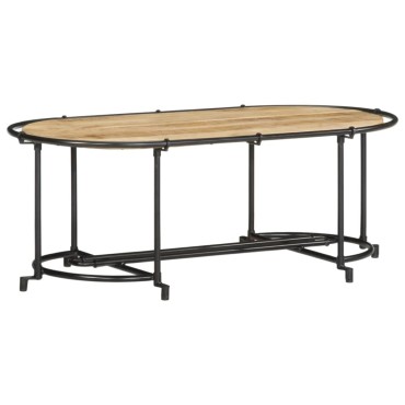 vidaXL Τραπεζάκι Σαλονιού 110x55x40cm από Μασίφ Ξύλο Μάνγκο 1 τεμ.