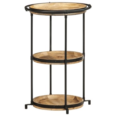 vidaXL Βοηθητικό Τραπέζι 55x83cm από Μασίφ Ξύλο Μάνγκο 1 τεμ.