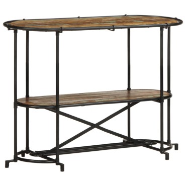 vidaXL Κονσόλα Τραπέζι 110x42x76cm από Μασίφ Ανακυκλωμένο Ξύλο 1 τεμ.