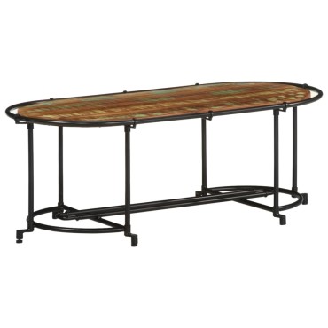 vidaXL Τραπεζάκι Σαλονιού 110x55x40cm από Μασίφ Ανακυκλωμένο Ξύλο 1 τεμ.