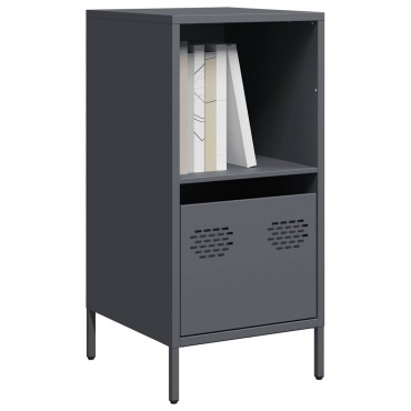 vidaXL Ντουλάπι Ανθρακί 35x39x73,5cm από Χάλυβα Ψυχρής Έλασης 1 τεμ.