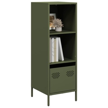 vidaXL Ντουλάπι Πράσινο Λαδί 35x39x103,5cm από Ατσάλι 1 τεμ.