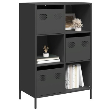 vidaXL Ντουλάπι Μαύρο 68x39x103,5cm από Χάλυβα 1 τεμ.