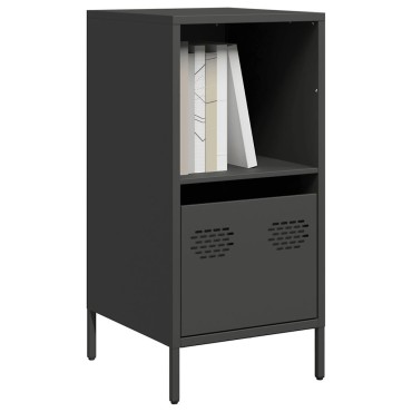 vidaXL Ντουλάπι Μαύρο 35x39x73,5cm από Χάλυβα Ψυχρής Έλασης 1 τεμ.