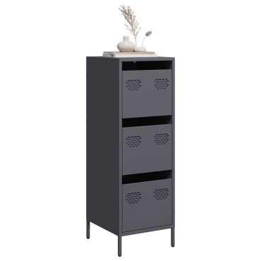 vidaXL Ντουλάπι Ανθρακί 39x35x103,5cm από Ατσάλι 1 τεμ.
