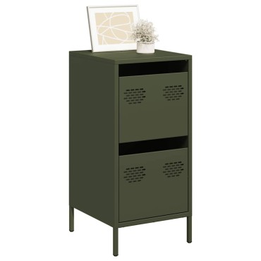 vidaXL Ντουλάπι Λαδί 35x39x73,5cm από Χάλυβα Ψυχρής Έλασης 1 τεμ.