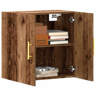 vidaXL Ντουλάπι Τοίχου Όψη Παλαιού Ξύλου 60x31x60cm Επεξεργασμένο Ξύλο 1 τεμ.