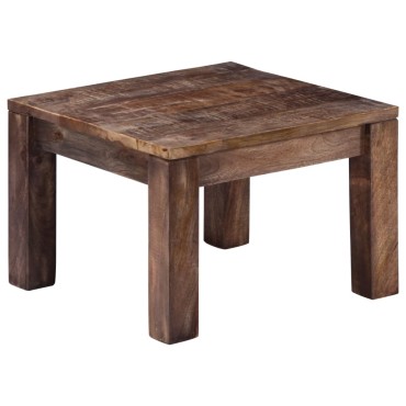 vidaXL Τραπεζάκι Σαλονιού 50x50x35cm από Μασίφ Ξύλο Μάνγκο 1 τεμ.