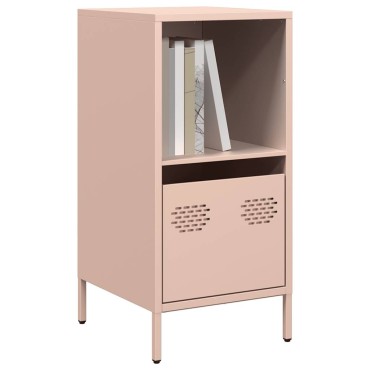 vidaXL Ντουλάπι Ροζ 35x39x73,5cm από Χάλυβα Ψυχρής Έλασης 1 τεμ.
