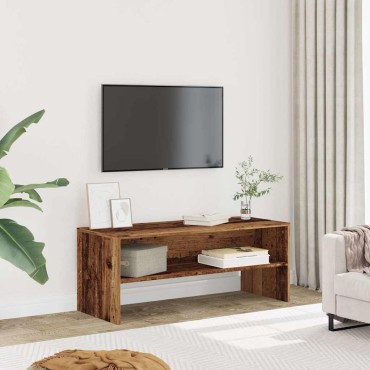 vidaXL Έπιπλο Τηλεόρασης Παλιό Ξύλο 100x40x40cm από Μοριοσανίδα