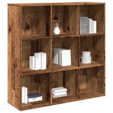 vidaXL Βιβλιοθήκη Παλιό Ξύλο 98x29x97,5cm 1 τεμ.