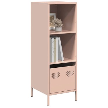 vidaXL Ντουλάπι Ροζ 35x39x103,5cm από Χάλυβα 1 τεμ.