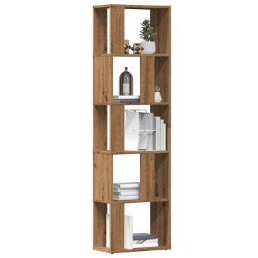 vidaXL Βιβλιοθήκη Artisan Δρυς 45x24x159cm Επεξεργασμένο Ξύλο 1 τεμ.