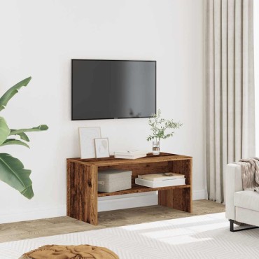 vidaXL Έπιπλο Τηλεόρασης Παλιό Ξύλο 80x40x40cm από Μοριοσανίδα