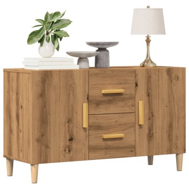 vidaXL Σκευοθήκη Δρυς τεχνίτης 100x36x60cm Κατασκευασμένο ξύλο 1 τεμ.