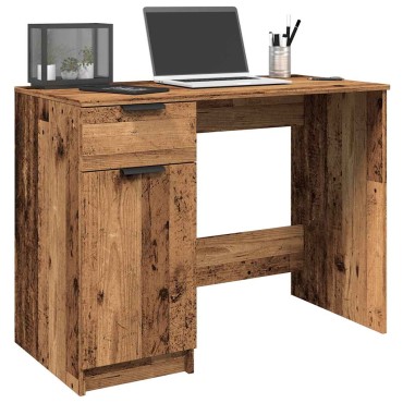 vidaXL Γραφείο Παλιό Ξύλο 100x50x75cm από Επεξεργασμένο Ξύλο 1 τεμ.