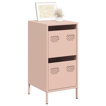 vidaXL Ντουλάπι Ροζ 35x39x73,5cm από Χάλυβα Ψυχρής Έλασης 1 τεμ.