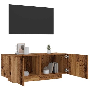 vidaXL Έπιπλο Τηλεόρασης Όψη Παλαιού Ξύλου 100x35x40cm Επεξ. Ξύλο