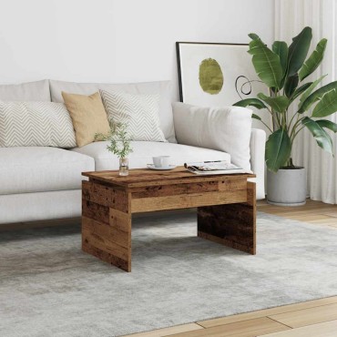 vidaXL Τραπεζάκι Σαλονιού Παλιό Ξύλο 68x50x38cm από Μοριοσανίδα 1 τεμ.