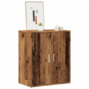vidaXL Παπουτσοθήκη Παλιό Ξύλο 60x35x70cm από Μοριοσανίδα