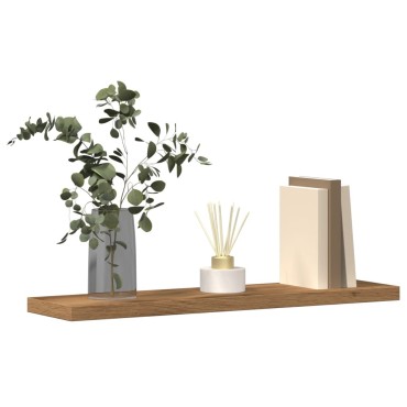 vidaXL Ράφια Τοίχου 4 τεμ. Artisan Δρυς 40x20x1,5cm από Επεξεργ. Ξύλο