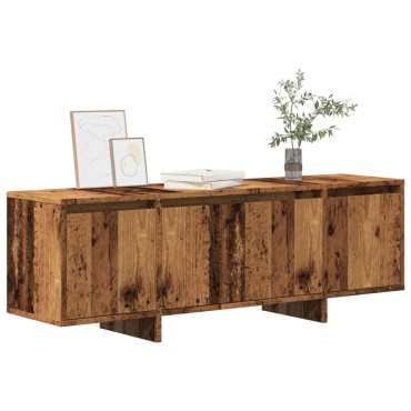 vidaXL Έπιπλο Τηλεόρασης Παλιό Ξύλο 120x30x40,5cm από Μοριοσανίδα