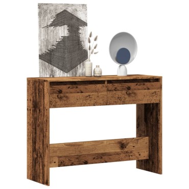 vidaXL Τραπέζι Κονσόλα Παλαιό Ξύλο 100x35x76,5cm Επεξεργασμένο Ξύλο 1 τεμ.