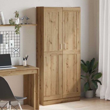 vidaXL Ντουλάπι Τεχνίτης Δρυς 82,5x30,5x185cm από Επεξεργασμένο Ξύλο 1 τεμ.
