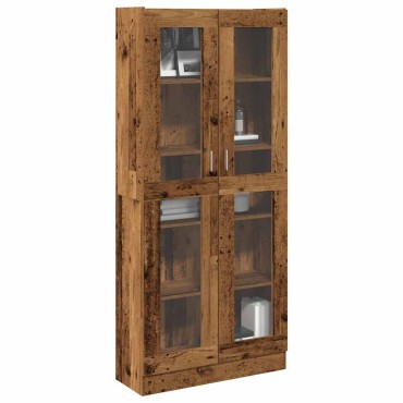 vidaXL Ντουλάπι Όψη Παλαιού Ξύλου 82,5x30,5x185cm Επεξεργασμένο Ξύλο 1 τεμ.
