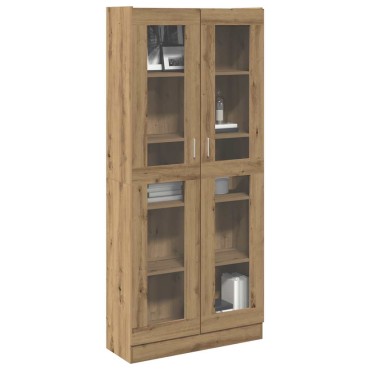 vidaXL Ντουλάπι Τεχνίτης Δρυς 82,5x30,5x185cm από Επεξεργασμένο Ξύλο 1 τεμ.