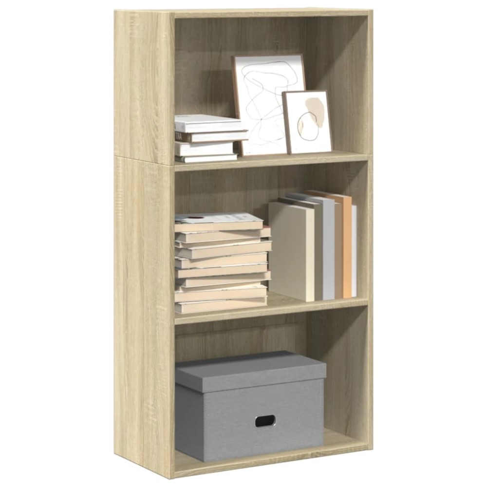 vidaXL Βιβλιοθήκη Sonoma Δρυς 60x30x114cm από Επεξεργασμένο Ξύλο 1 τεμ.