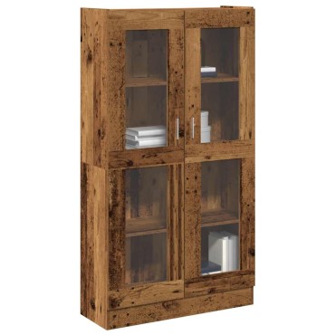 vidaXL Ντουλάπι Όψη Παλαιού Ξύλου 82,5x30,5x150cm Επεξεργασμένο Ξύλο 1 τεμ.