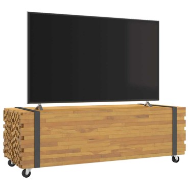 vidaXL Τραπεζάκι Σαλονιού 110x45x35cm από Μασίφ Ξύλο Teak 1 τεμ.