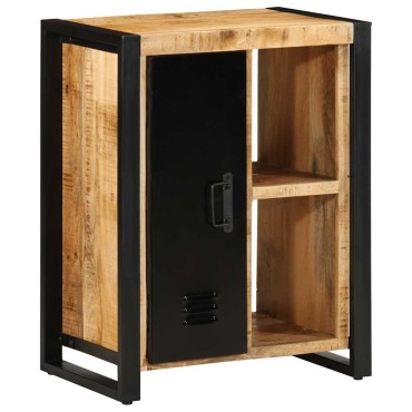 vidaXL Μπουφές 55x35x70cm από Μασίφ Ακατέργαστο Ξύλο Μάνγκο 1 τεμ.