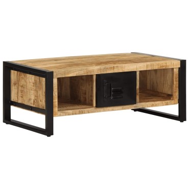 vidaXL Τραπεζάκι Σαλονιού 90x50x36cm από Μασίφ Ξύλο Μάνγκο 1 τεμ.