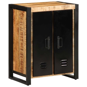 vidaXL Μπουφές 55x35x70cm από Μασίφ Ακατέργαστο Ξύλο Μάνγκο 1 τεμ.