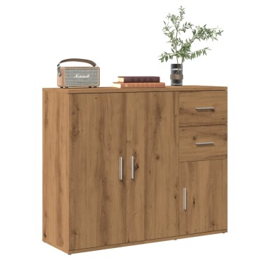 vidaXL Ντουλάπι Αρτισιανή Δρυς 91x29,5x75cm από Επεξεργασμένο Ξύλο 1 τεμ.