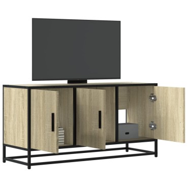 vidaXL Έπιπλο τηλεόρασης Δρυς sonoma 100x35x50cm Επεξεργασμένο ξύλο